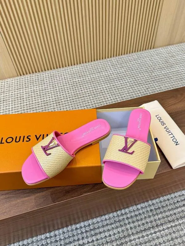 LV jys02 Logo-Buckle Slide Sandals, source view 2, SKU jys02