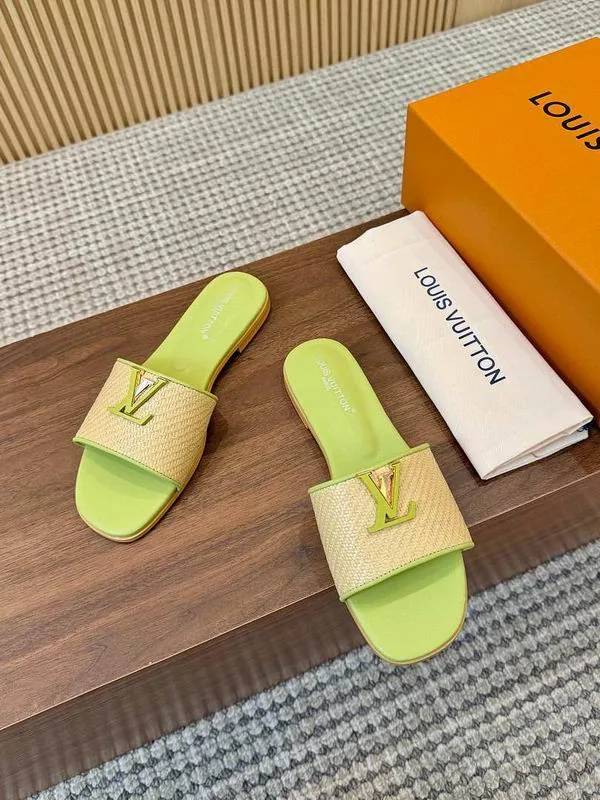 LV jys02 Logo-Buckle Slide Sandals, source view 3, SKU jys02