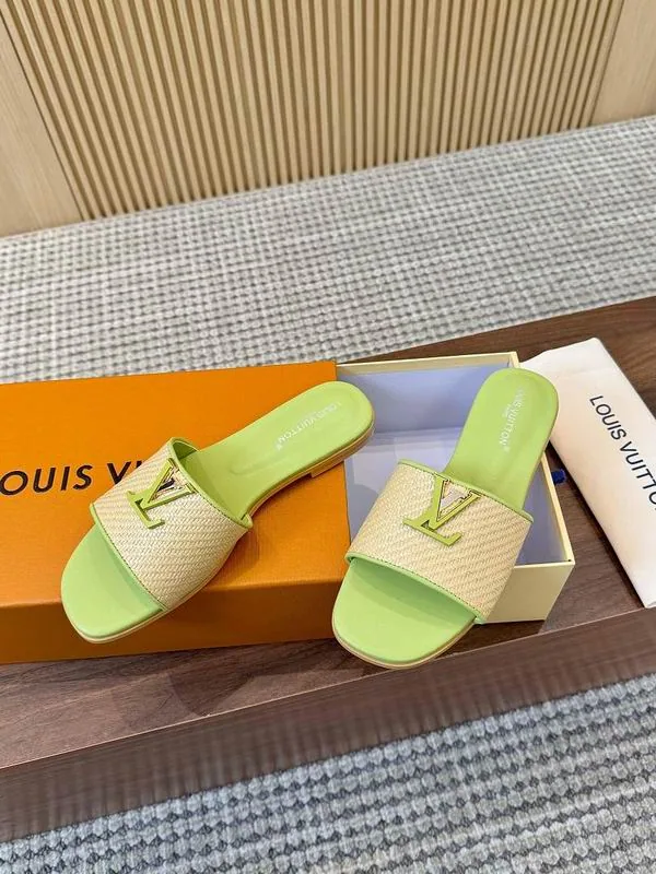 LV jys02 Logo-Buckle Slide Sandals, source view 4, SKU jys02