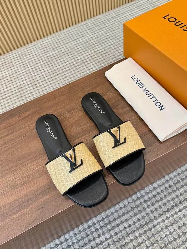 LV jys02 Logo-Buckle Slide Sandals, source view 5, SKU jys02