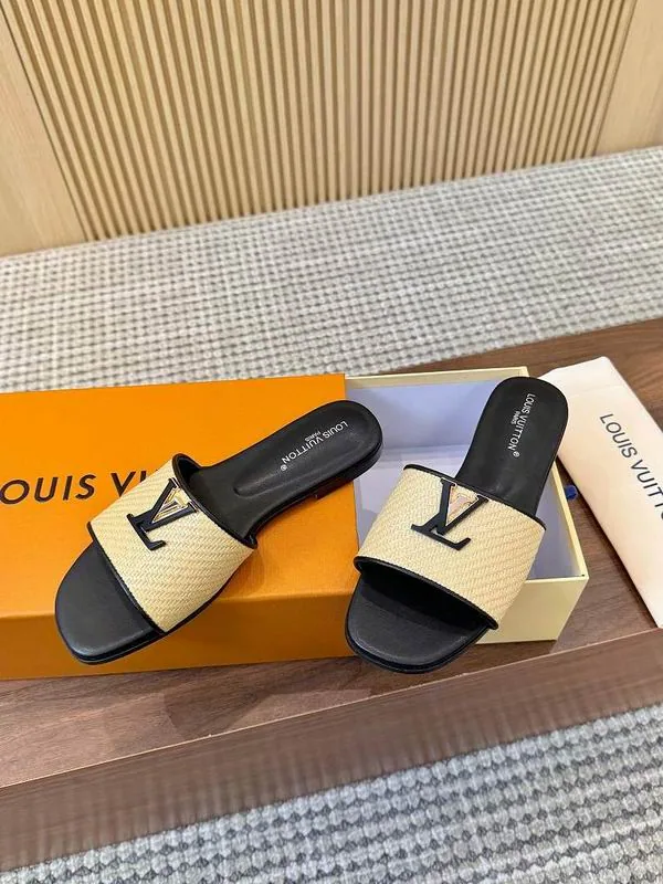 LV jys02 Logo-Buckle Slide Sandals, source view 6, SKU jys02