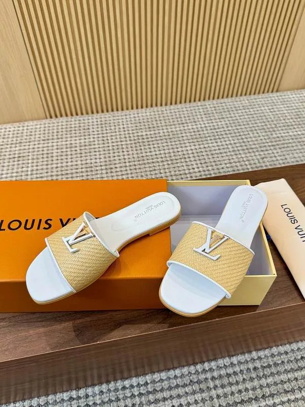 LV jys01 Logo Slide Sandals, source view 4, SKU jys01