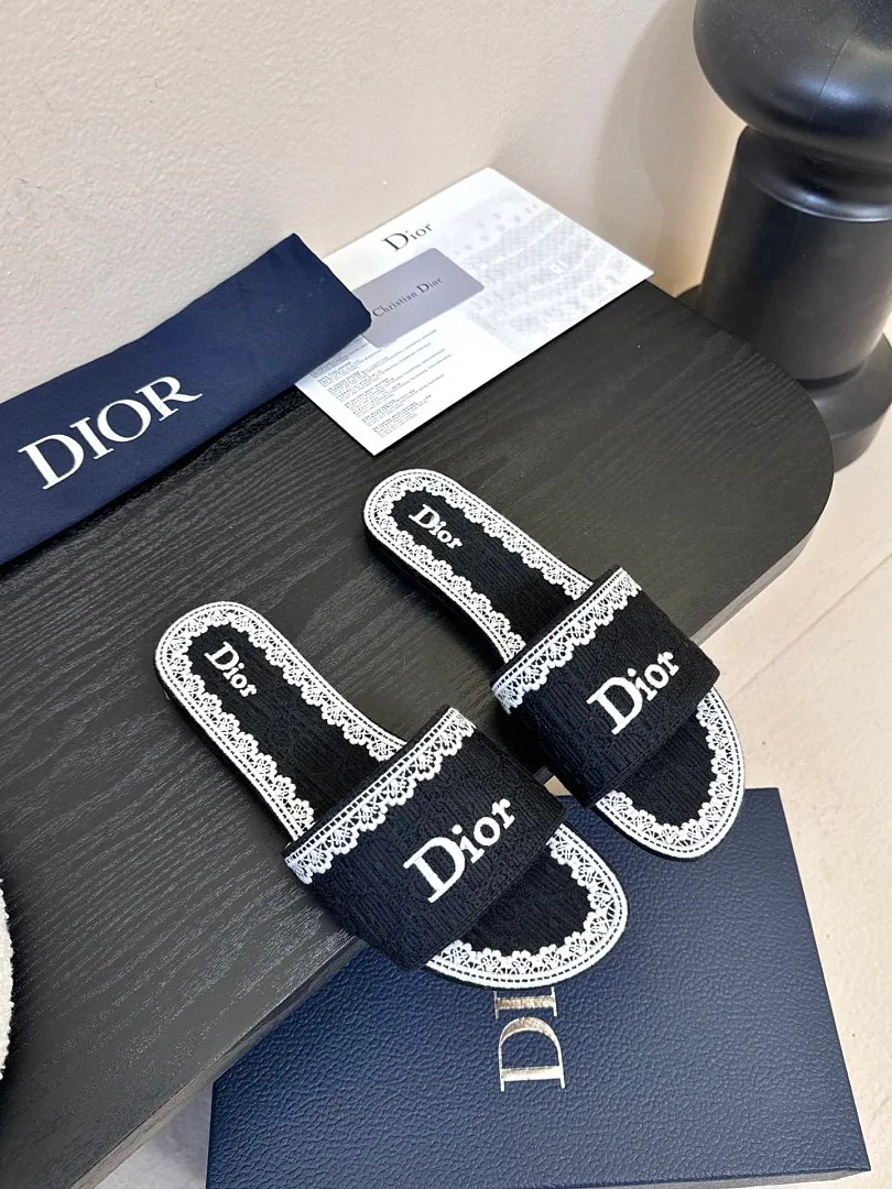 Dior jys35 Letter-Strap Slide Sandals, source view 6, SKU jys35