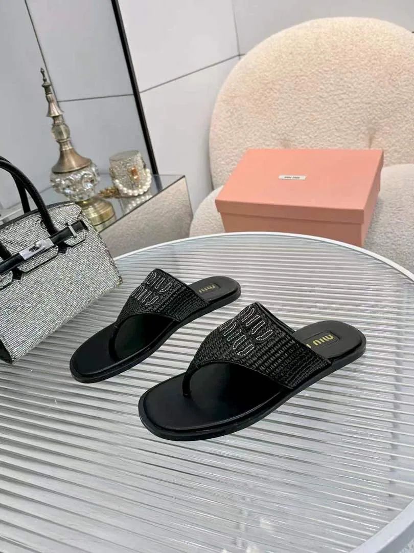 MiuMiu jys01 Logo Slide Sandals, source view 1, SKU jys01