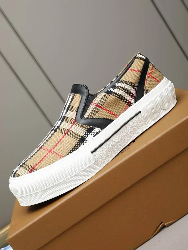 Burberry HNX0608 Check Slip-On Sneakers, catalog view 3, hnx0608