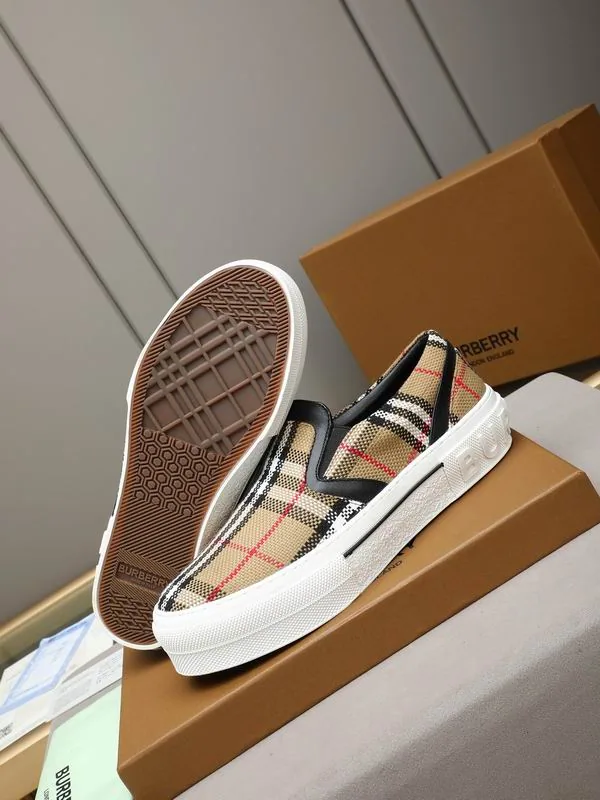 Burberry HNX0608 Check Slip-On Sneakers, catalog view 4, hnx0608