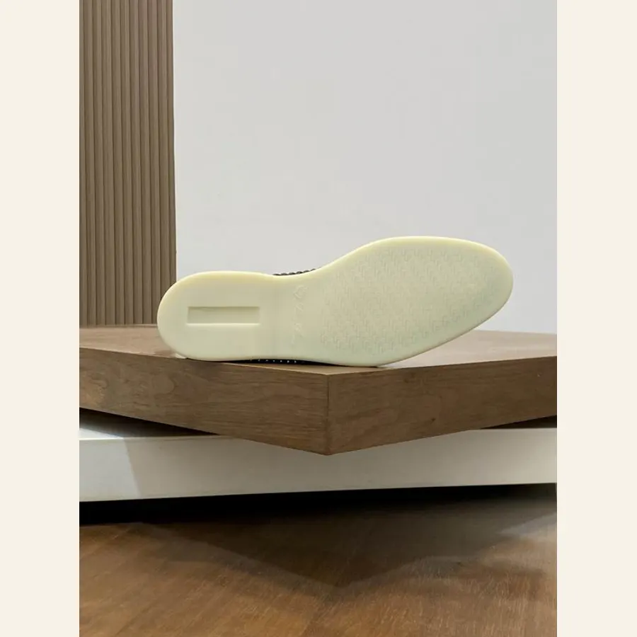 Loro Piana HNX0603 Grey Casual Slip-On Shoes, catalog view 5, HNX0603