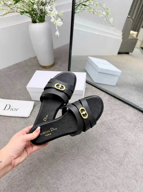 Dior MNS0713 White Strap Slide Sandals, catalog view 3, mns0713