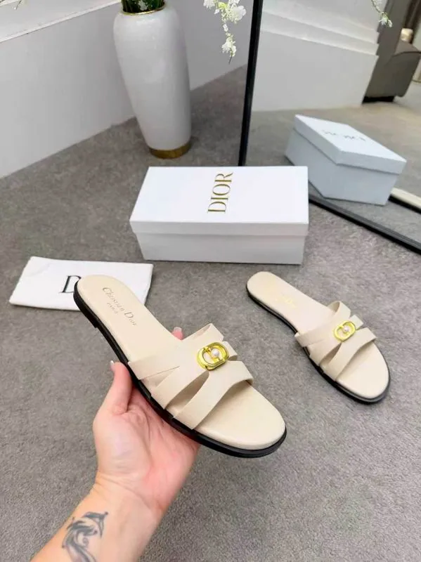 Dior MNS0713 White Strap Slide Sandals, catalog view 5, mns0713