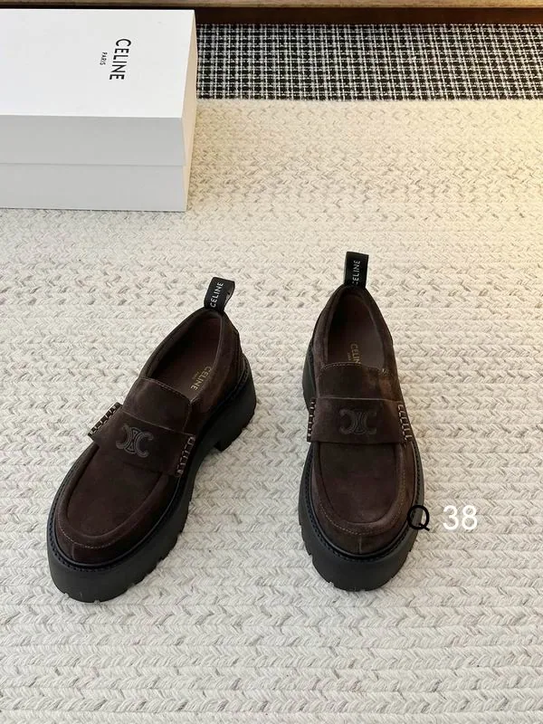 Celine LY0801 Dark Platform Loafers, catalog view 2, LY0801