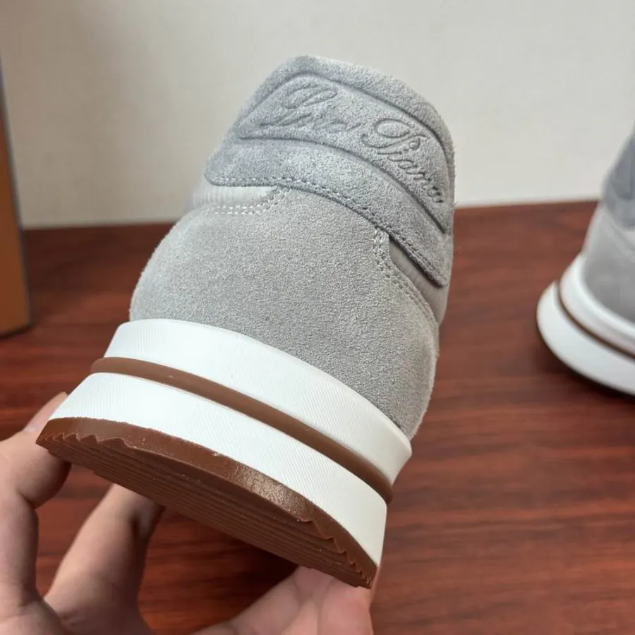 Loro Piana MNS0703 Grey Runner Sneakers, catalog view 5, MNS0703