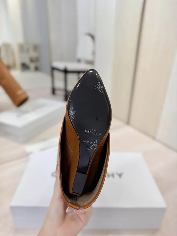 Givenchy MNS0802 Brown Tall Heeled Boots, catalog view 5, mns0802
