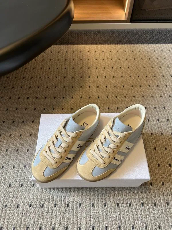 Dior MNS0801 Beige Low-Top Sneakers, catalog view 2, mns0801