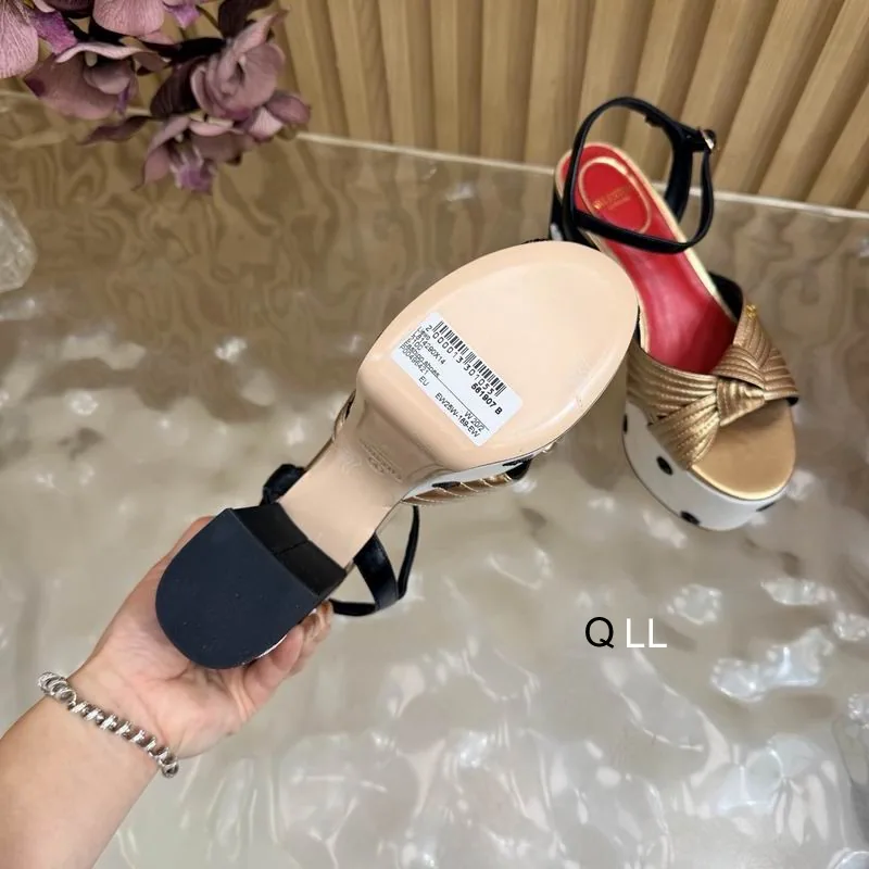Valentino LL080301 Red Black Platform Mules, catalog view 4, LL080301
