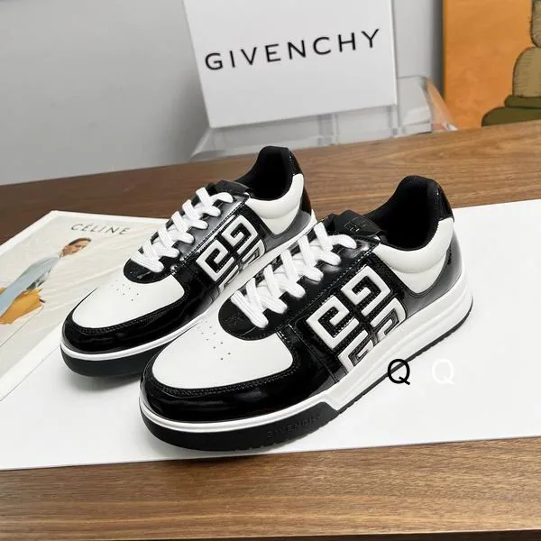 Givenchy Q080101 Black-White Runner Sneakers, catalog view 1, Q080101-2060034