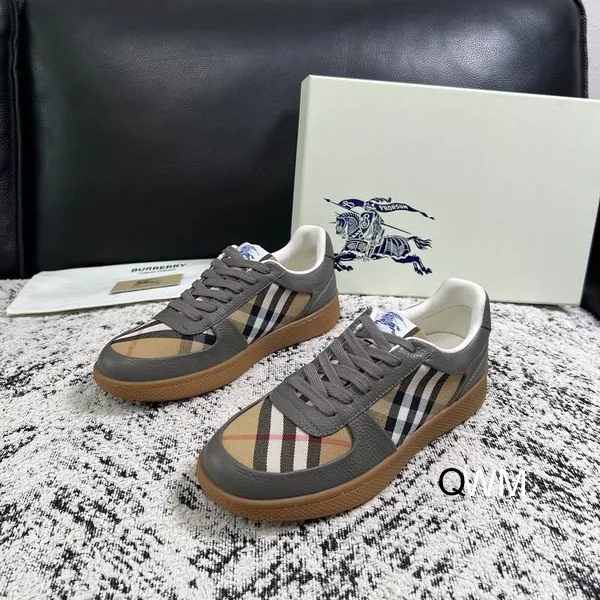 Burberry WM0803 Check-Panel Sneakers, catalog view 2, WM0803