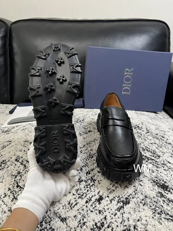 Dior WM0802 Black Loafer Mules, catalog view 1, WM0802