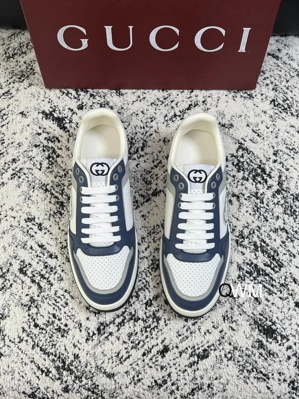 Gucci WM0803 White-Grey Low-Top Sneakers, catalog view 1, WM0803