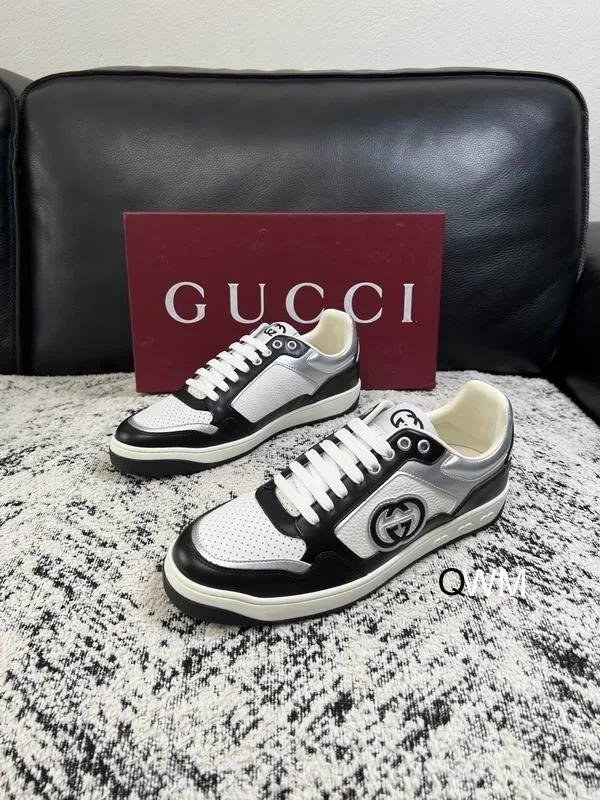 Gucci WM0803 White-Grey Low-Top Sneakers, catalog view 3, WM0803