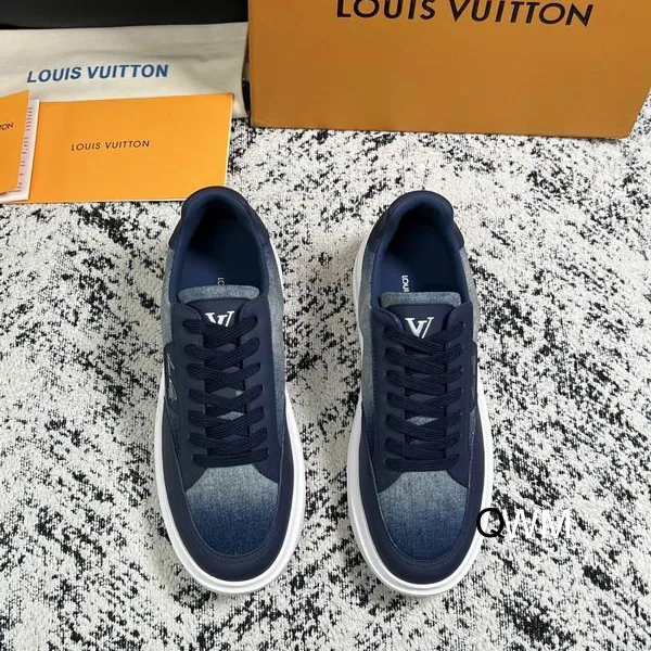LV WM0806 Blue Low-Top Sneakers, catalog view 1, WM0806