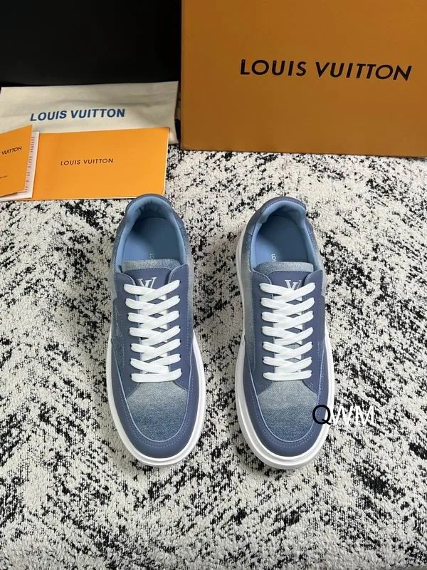 LV WM0806 Blue Low-Top Sneakers, catalog view 3, WM0806