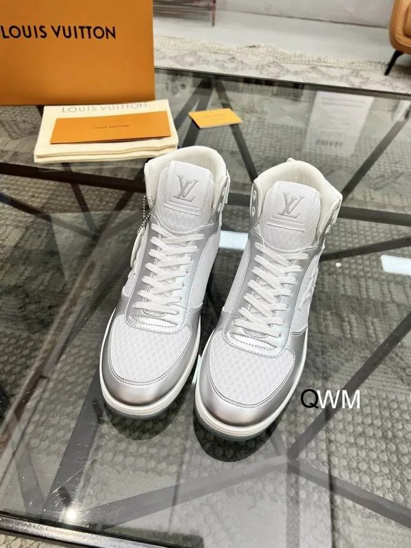 LV WM0803 Blue-White Low-Top Sneakers, catalog view 3, WM0803