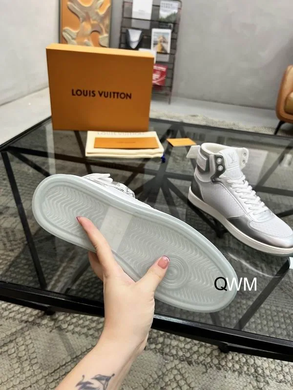LV WM0803 Blue-White Low-Top Sneakers, catalog view 4, WM0803
