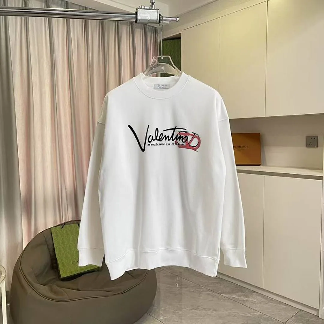 Valentino Script Logo Crewneck Sweatshirt, catalog view 4, hgntx17